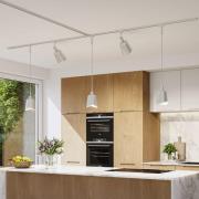 Paulmann lampeskærm U-Rail Alvaro hvid/krom DecoSystems