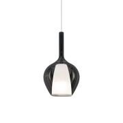 Ideal Lux pendellampe Kalique 1, røggrå, Ø 18 cm