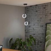 OSRAM LED-hængelampe Decor Circle, 2 lyskilder, CCT, sort