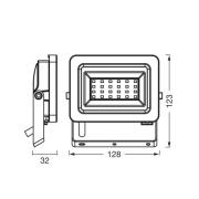 OSRAM LED-spotlight Floodlight EA, 5 W, IP65, sort, aluminium