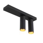 LOOM DESIGN LED-loftspot X-Beam, 2 lyskilder, sort