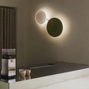 MARSET LED-væglampe Caramel, grøn, Ø 38 cm, TRIAC, glas