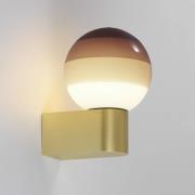 MARSET LED-væglampe Dipping Light A1, brun/messing