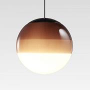 MARSET LED-hængelampe Dipping Light, Ø 30 cm, brun