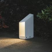 MARSET LED-sokkellampe Domus, højde 26 cm, hvid, aluminium