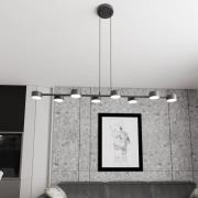 Loftspot Megara, længde 100 cm, metal, 8 lyskilder.