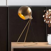 Bordlampe Mixed, messing, metal, højde 45 cm, E14