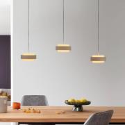 Schöner Wohnen LED-hængelampe Elmo, Sandbrise, 3 lyskilder, 3000 K