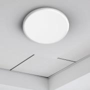 LED-indbygningslampe Suma, Ø 15,5 cm, hvid, dæmpbar, IP44