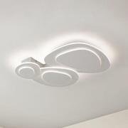 Lindby LED-loftslampe Delar, 60 x 60 cm, CCT, dæmpbar