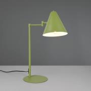 Bordlampe Cosima, grøn, højde 50 cm, metal