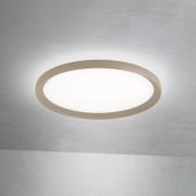 LED-loftlampe Kant, Ø 40 cm khaki, CCT metal/plast