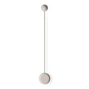 Vibia Pin 1692 LED-væglampe, 70 cm, cremefarvet