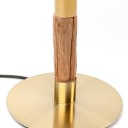 KARE bordlampe Twig, grøn/guld, 74 cm høj, E27