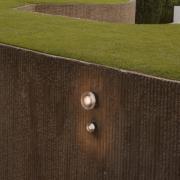 MARSET udendørs LED-væglampe ROC MINI, sort, IP65, TRIAC