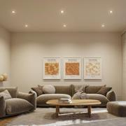 Paulmann LED-indbygningslampe Cole Coin sort Ø9cm IP44 dæmpbar 3 stk.