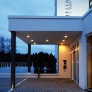 Loftlampe Mob Round, aluminium, mørkegrå, GX53, IP54