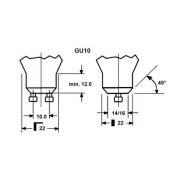 LED-pære SUPERIA RETRO ES50 GU10 4,6 W 965 620 lm 36°