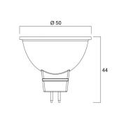 LED-pære SUPERIA RETRO GU5.3 MR16 6,1W 830 621lm dæmpbar