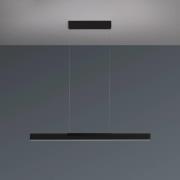 Bopp LED-hængelampe Nano 2.0, længde 100 cm, sort, metal