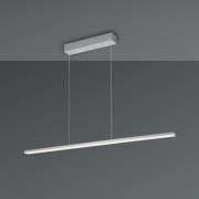 Bopp LED-hængelampe Baseline 2.0, aluminium, længde 119 cm