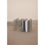 AYTM magasinholder Curva, taupe, metal, 41 cm lang