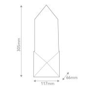 LED-væglampe CAESAR, gammel messing, højde 31 cm metal/alabaster