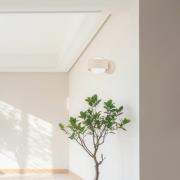 Væglampe Mado, beige, Ø 8 cm, stål/glas, 1 lyskilde, G9