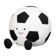 LED-akkulampe Kalle, hvid-sort, længde 14 cm