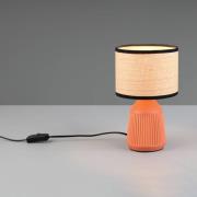 Bordlampe Formentera, terracotta/beige, 27 cm keramik/papir