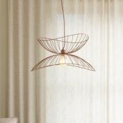 Globen Lighting Hængelampe RAY, pink, Ø 70 cm, metal