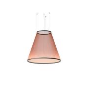 Vibia LED-hængelampe ARRAY rødbrun 107x124cm Konus 927 dæmpbar