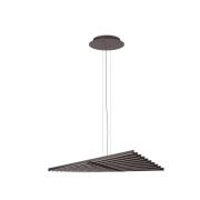 Vibia LED-hængelampe RHYTHM, gråbrun, 87 x 63 cm 927 dæmpbar