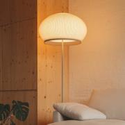 Vibia LED-gulvlampe KNIT, 170 x 45 cm, beige tekstil/metal