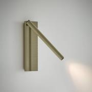 Bover LED-væglampe Arid A/02 oliven, aluminium, 2.700 K