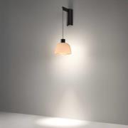 Bover LED-væglampe Drep A/01, opal-nude, glas, 2.700 K