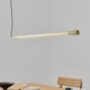 GEJST Radent hængelampe i messingfarve, længde 138 cm, G13 LED