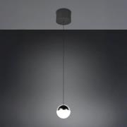 LED-hængelampe Senta, kromfarvet, Ø 10 cm, 4.000 K 1 lyskilde.