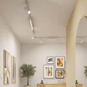 Paulmann URail LED-skinnespot Theron, 3000K, signalhvid