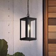 Alamonte 1 udendørs hængelampe, sort, længde 15 cm, metal