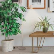 Gulvlampe Skriva, beige, justerbar, metal, GU10