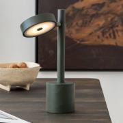GOOD & MOJO LED-bordlampe Okinawa, grøn, 35 cm, træ