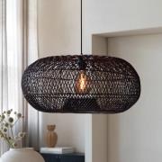 GOOD & MOJO Hængelampe Arizona, rød, Ø 70 cm, rattan, E27