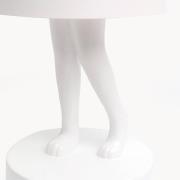 KARE LED-batteridrevet bordlampe Animal Rabbit, hvid, IP54, 29 cm