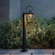 Philips Buzzard vejlampe, sort, 75 cm, IP44, E27