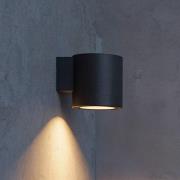 Philips udendørs væglampe Fylx, sort, metal, IP44, GU10