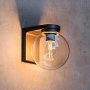 Philips Ulio udendørs væglampe, sort, metal, IP44, E27