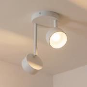 Loftspot Nemo, 2 lyskilder, hvid, bevægelig, GX53