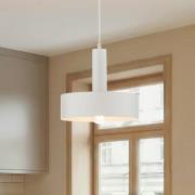 Hængelampe Vitrum round, hvid, cylindrisk, Ø 27 cm