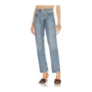 Vintage High Rise Straight Jeans